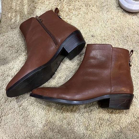 Brown Coach Booties - Picture 1 of 3